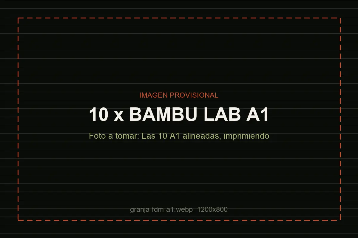 Impresoras Bambu Lab A1 del taller de Andune
